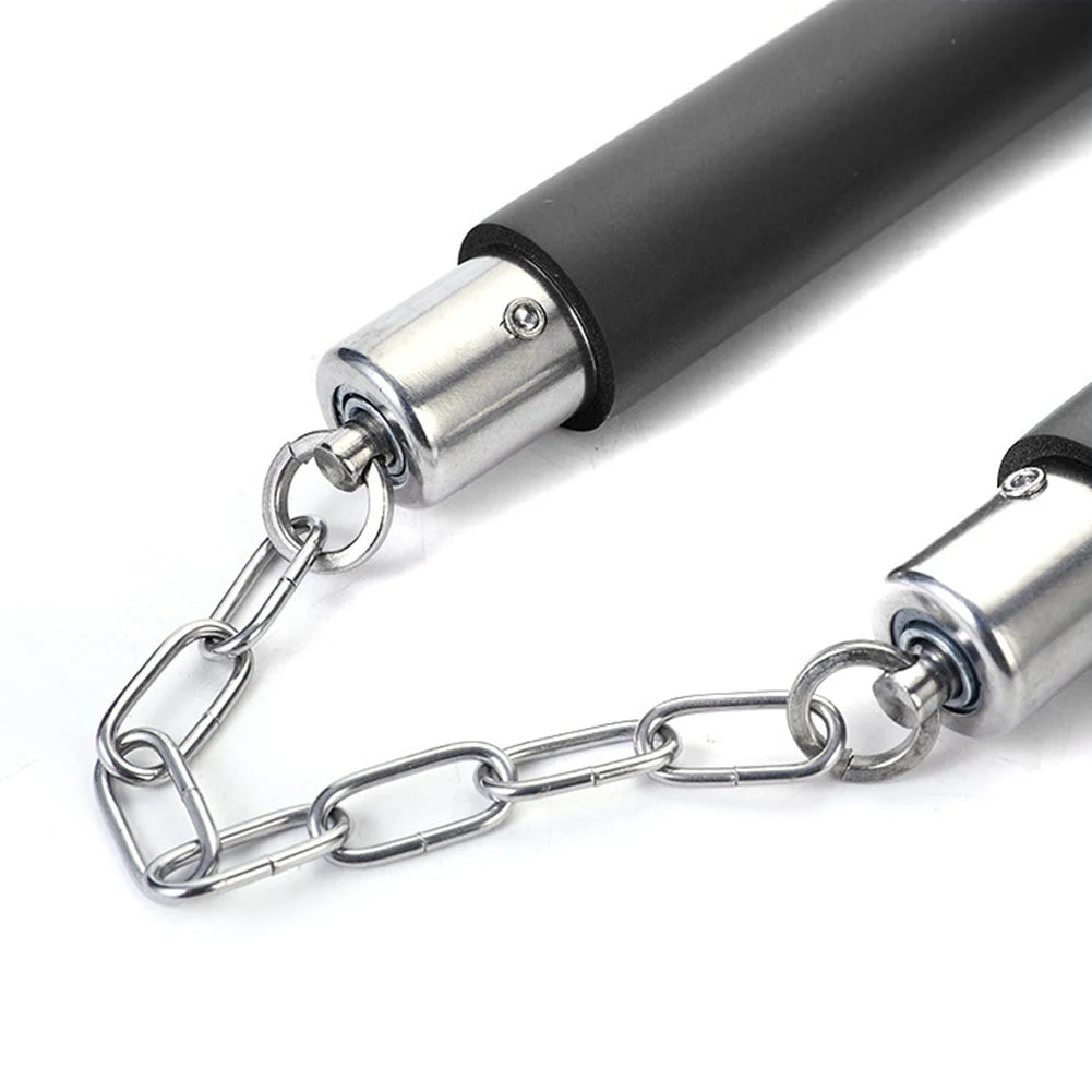 Foam Grip Nunchucks with Chain Fitness Nunchakus Safe Foam Training Nunchucks Practice Nunchaku for Practice and Training