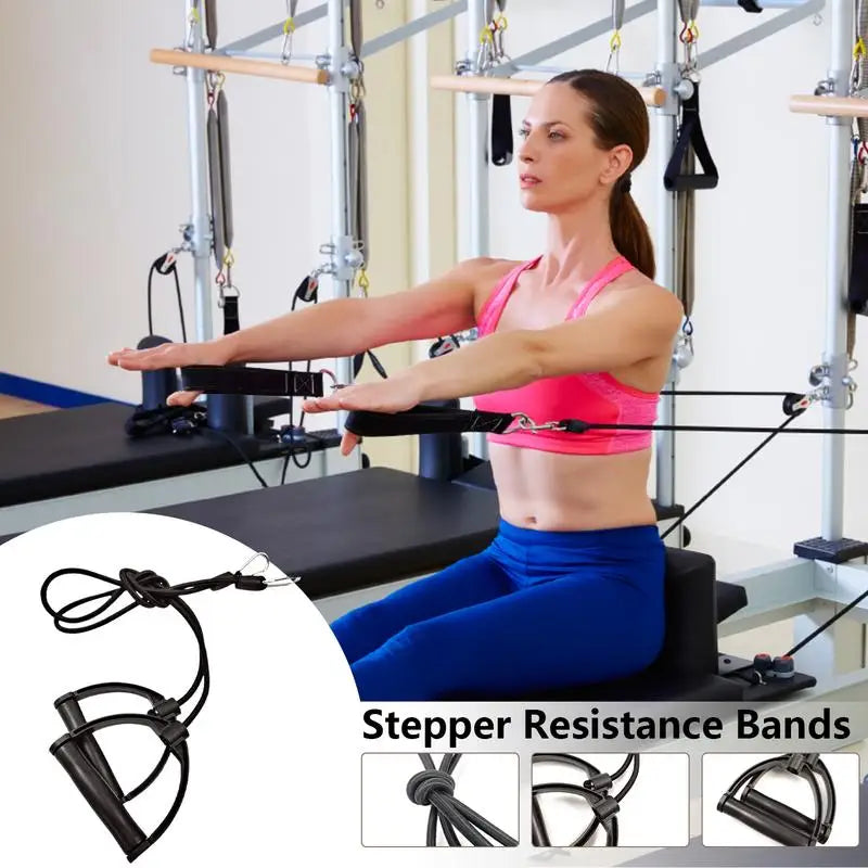 Resistance Bands Ergonomic Stepper Rope Pulling With Handles Multifunctional Household Exercise Supplies Fitness Equipment