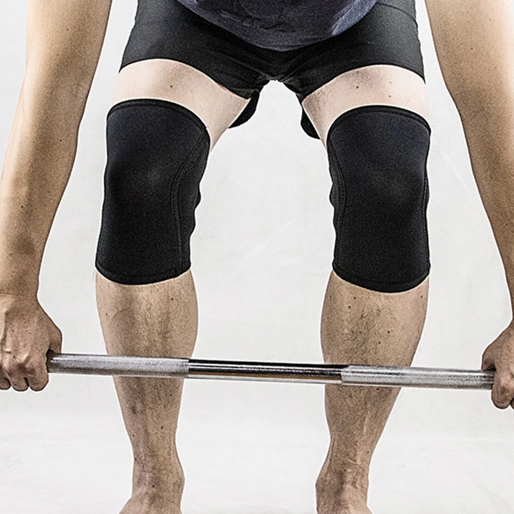 7mm Neoprene Thickened Knee Braces Non-Slip Knee Compression Sleeve Knee Guard for Meniscus Tear Running Weightlifting Workout